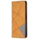 Mobigear Rhombus Slim Xiaomi 11T Hoesje Bookcase - Cognac
