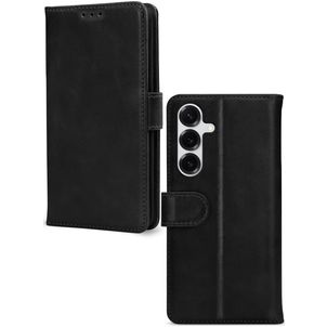 Mobilize Premium Gelly Samsung Galaxy S25 Plus Hoesje Bookcase Portemonnee - Zwart