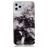 Mobigear Marble iPhone 11 Pro Hoesje Flexibel TPU Backcover - Zwart / Wit