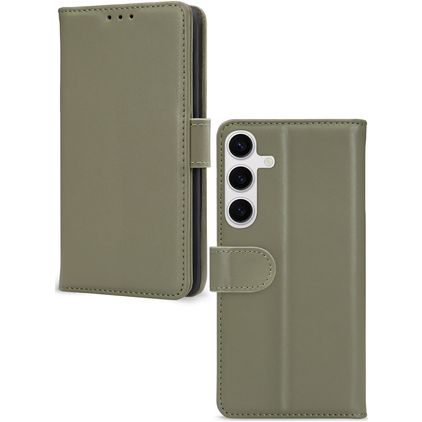 Mobilize Premium Gelly Wallet Samsung Galaxy S24 Plus Hoesje Bookcase Portemonnee - Groen