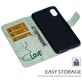 Mobigear Marble iPhone XS Max Hoesje Bookcase Portemonnee - Groen