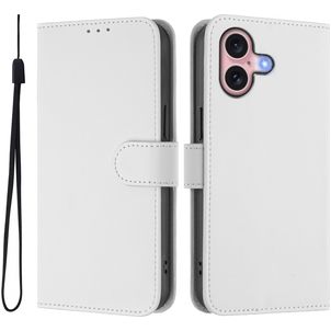 Mobigear Urban Wallet iPhone 16 Hoesje Bookcase Portemonnee - Wit