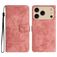 Mobigear Butterfly iPhone 17 Pro Max Hoesje Bookcase Portemonnee - Roze