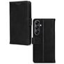 Mobilize Wallet Samsung Galaxy A14 Hoesje Echt Leer Bookcase Portemonnee - Zwart