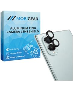 Mobigear Single Samsung Galaxy Z Fold 8 Glazen Camera Lens Protector - Case Friendly - Zwart