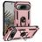 Mobigear Armor Ring Google Pixel 9 Pro XL Hoesje Hardcase Backcover Shockproof met Ringhouder - Roségoud