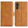 Mobigear Slim Magnet Samsung Galaxy M55 Hoesje Bookcase Portemonnee - Cognac