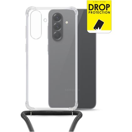 My Style Loop Doorzichtig Samsung Galaxy A57 Flexibel TPU Hoesje met koord - Transparant