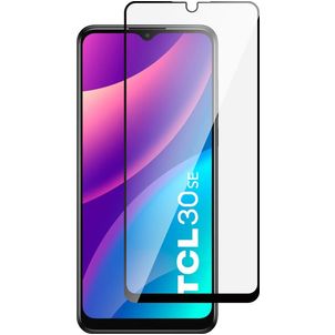 Mobigear Premium TCL 30 Glazen Screenprotector - Case Friendly - Zwart