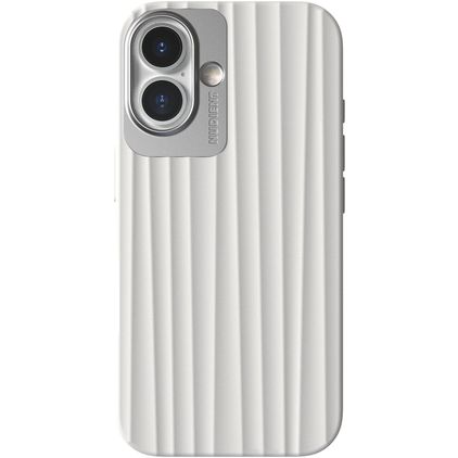 Nudient Bold iPhone 16 MagSafe Hoesje Hardcase Backcover - Chalk White