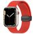 Mobigear Sport Mag Siliconen Apple Watch Bandje Magneetsluiting - 42/41/40/38 mm - Rood