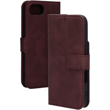 Mobiparts Classic Wallet iPhone 17e MagSafe Hoesje Bookcase - Velvet Red