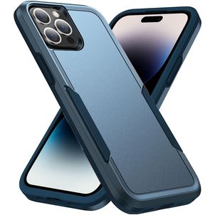 Mobigear Heavy Armor iPhone 14 Pro Hoesje Hardcase Backcover Shockproof - Blauw