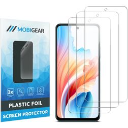 Mobigear OPPO A38 Screenprotector Folie - Case Friendly (3-Pack)