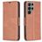 Mobigear Excellent Samsung Galaxy S25 Ultra Hoesje Bookcase Portemonnee - Bruin