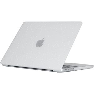 Mobigear Sparkle MacBook Pro 16 Inch (2021-2026) Hoes Hardshell Laptopcover MacBook Case - Transparant - Model A2485 / A2780 / A2991 / A3186 / A3428 / A3429