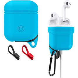 Mobigear Apple AirPods 2 Hoesje Flexibel Siliconen - Blauw Mobigear Apple AirPods 2 Hoesje Flexibel Siliconen - Blauw