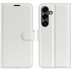 Mobigear Classic Samsung Galaxy S25 FE Hoesje Bookcase Portemonnee - Wit