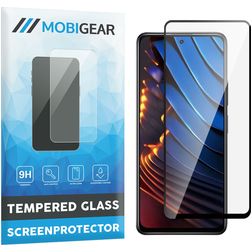 Mobigear Premium POCO X3 GT Glazen Screenprotector - Case Friendly - Zwart
