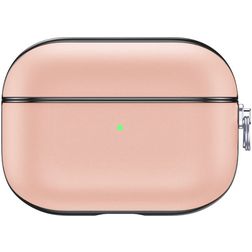 Valenta Snap Apple AirPods Pro 1 Hoesje Echt Leer - Roze