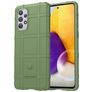 Mobigear Rugged Shield Samsung Galaxy A73 Hoesje Flexibel TPU Backcover Shockproof - Groen