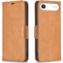 Mobigear Excellent iPhone Air Hoesje Bookcase Portemonnee - Cognac