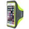 Mobiparts Comfort Fit Telefoonhouder Hardlopen iPhone 6 Sport Hoesje Neopreen Sportarmband - Neon Green