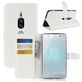 Mobigear Classic Sony Xperia XZ2 Premium Hoesje Bookcase Portemonnee - Wit
