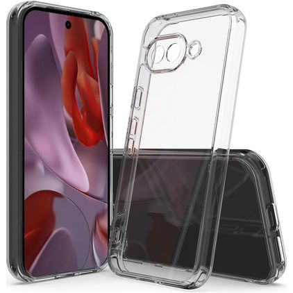 Mobigear Crystal Doorzichtig Google Pixel 9a Hoesje Hardcase Backcover - Transparant