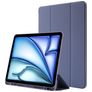 Mobigear Tri-Fold Gel iPad Air 11 Inch (2025) Hoes TPU,Kunstleer Bookcase + Stylus Houder - Paars