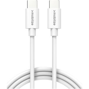 Mobilize USB-C naar USB-C Kabel 1 Meter - Wit