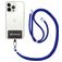 Mobigear Nylon Lanyard Universeel Telefoonkoord Verstelbaar - Marineblauw