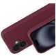 Mobiparts iPhone 16 Siliconen Hoesje Backcover - Plum Red