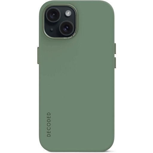 Decoded iPhone 15 Siliconen Hoesje Backcover - Sage Leaf