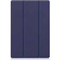 Mobigear Tri-Fold Gel Samsung Galaxy Tab A8 10.5 (2021) Hoes TPU / Kunstleer Bookcase - Donkerblauw