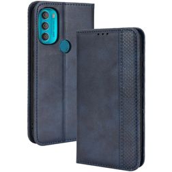 Mobigear Sensation Motorola Moto G71 5G Hoesje Bookcase Portemonnee - Blauw