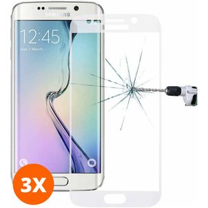 Mobigear Premium Samsung Galaxy S6 Edge Plus Glazen Screenprotector - Case Friendly (3-Pack)