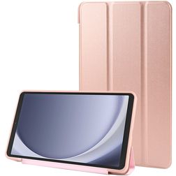 Mobigear Tri-Fold Gel Samsung Galaxy Tab A9 (2023) Hoes TPU,Kunstleer Bookcase - Roségoud