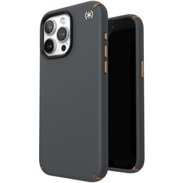 Speck Presidio2 Pro iPhone 15 Pro Max MagSafe Hoesje Hardcase Backcover Shockproof - Charcoal Grey