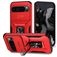 Mobigear Armor Ring Cam Slide Google Pixel 9 Pro XL Hoesje Hardcase Backcover Shockproof met Ringhouder en Camera Slider - Rood