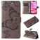 Mobigear Butterfly iPhone 16 Hoesje Bookcase Portemonnee - Grijs