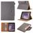 Mobigear Luxury iPad 9 (2021) Hoes Bookcase + Stylus Houder - Grijs
