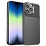 Mobigear Groove iPhone 14 Hoesje Flexibel TPU Backcover - Zwart