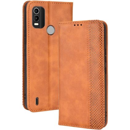Mobigear Sensation Nokia C21 Plus Hoesje Bookcase Portemonnee - Bruin