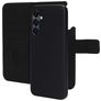 Mobiparts Samsung Galaxy A16 MagSafe Hoesje Echt Leer Uitneembare 2in1 Bookcase Portemonnee - Zwart