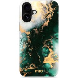 MIO iPhone 16 Plus MagSafe Hoesje Hardcase Backcover - Green Marble