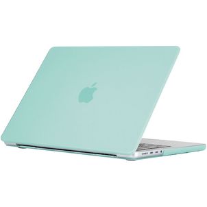 Mobigear Matte MacBook Pro 16 Inch (2021-2026) Hoes Hardshell Laptopcover MacBook Case - Groen - Model A2485 / A2780 / A2991 / A3186 / A3428 / A3429
