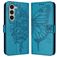 Mobigear Butterfly Samsung Galaxy Z Fold 6 Hoesje Bookcase Portemonnee - Blauw