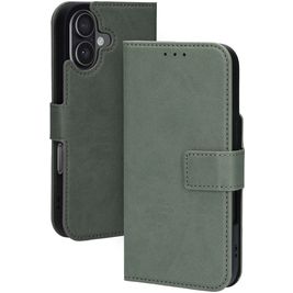 Mobiparts Classic Wallet iPhone 17 MagSafe Hoesje Bookcase - Stone Green