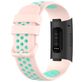 Mobigear Sport Plus Buckle Siliconen Fitbit Charge 4 Bandje Gespsluiting - Roze / Groen